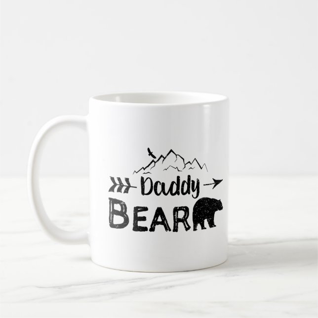 Daddy Bear - Father's Day  Coffee Mug (Left)