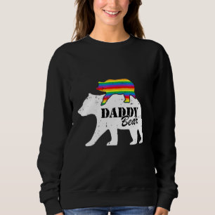 Daddy Bear Fathers Day Cute Baby Happy Fathers Day Sweatshirt