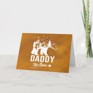 Daddy Bear Folded Greeting Card