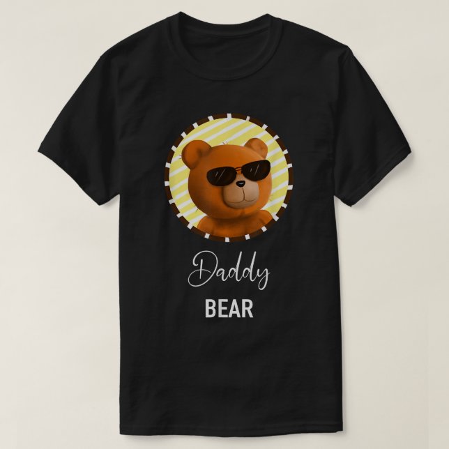 Daddy Bear - Funny Family  T-Shirt (Design Front)