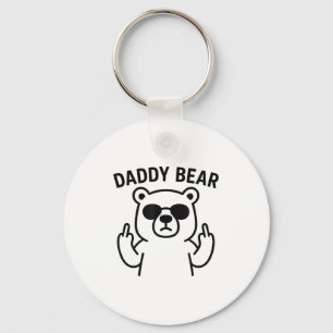 Daddy Bear Funny Gift For Men Boys Key Ring