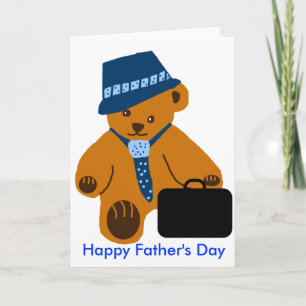 Daddy bear, Happy Father's Day card