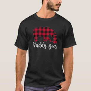 Daddy Bear Pajama Red Buffalo Plaid T-Shirt