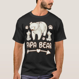 daddy bear tshirts for papa, mens 2 cubs t shirts