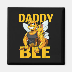 Daddy Bee Beekeeping Honey Daddy With Daughter Gir Magnet