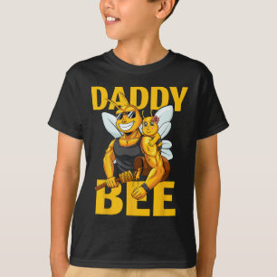 Daddy Bee Beekeeping Honey Daddy With Daughter Gir T-Shirt