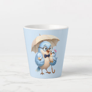 Daddy Bird Latte Mug Family Love Gift