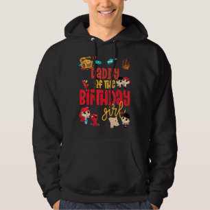 Daddy Birthday Girl Pirate Birthday Party Theme Oc Hoodie