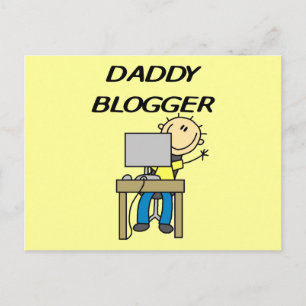 Daddy Blogger Tshirts and Gifts Postcard