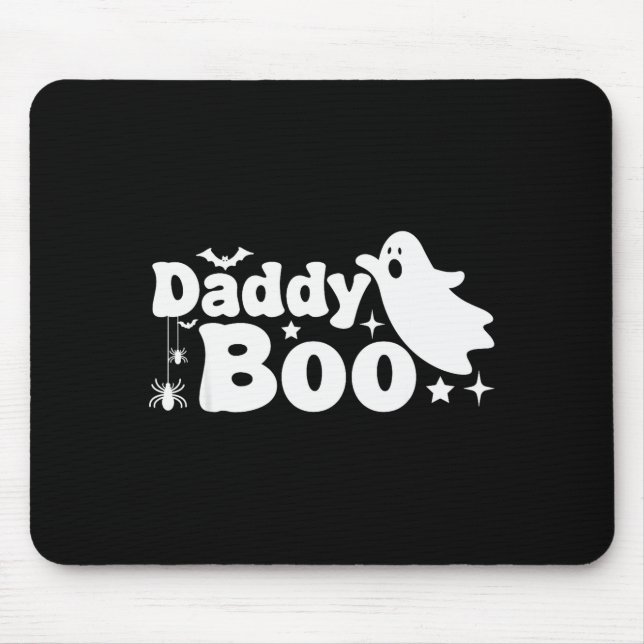 Daddy Boo Funny Ghost Halloween Family Matching  Mouse Mat (Front)