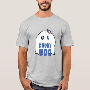 Daddy Boo Funny Halloween Ghost Spider Family T-Shirt