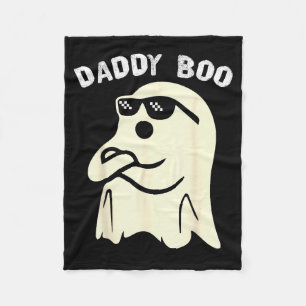 Daddy Boo Halloween Family Matching Costume Ghost  Fleece Blanket