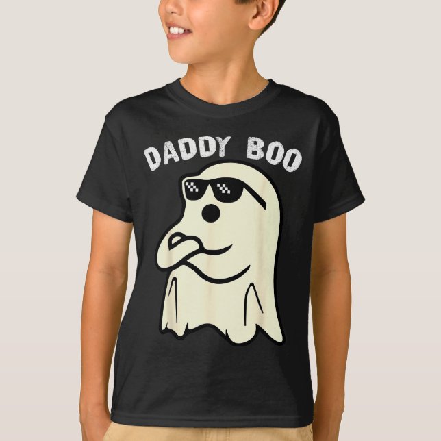 Daddy Boo Halloween Family Matching Costume Ghost  T-Shirt (Front)