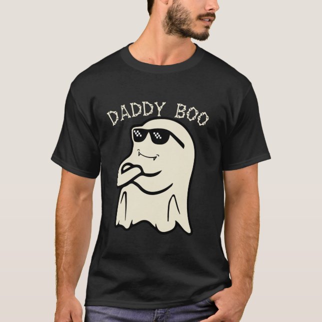 Daddy Boo Halloween Family Matching Costume Ghost  T-Shirt (Front)