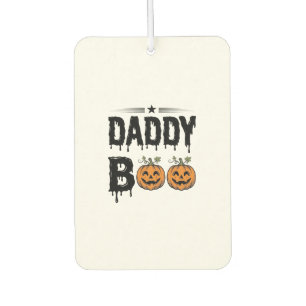 Daddy Boo Vintage Halloween Pumpkin Shirt Design_1 Car Air Freshener
