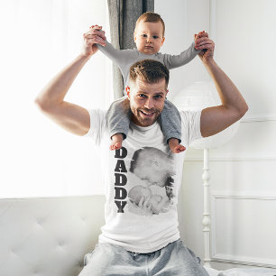 Daddy Brushed Effect Photo T-Shirt