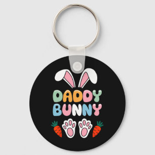 Daddy Bunny Easter Shirt – Funny Meme For Dads  Key Ring