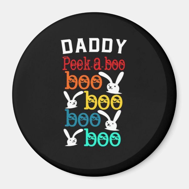 Daddy Bunny Game For Men_s Novelty Magnet (Front)