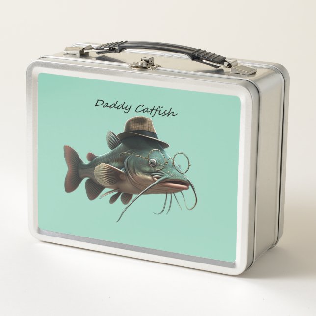 Daddy Catfish Metal Lunchbox (Front)