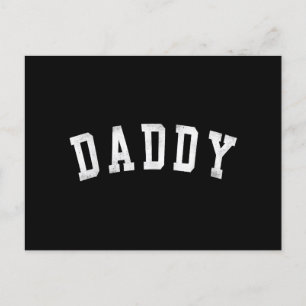 Daddy - Classic Bold Font Father's Day Daddy Holiday Postcard