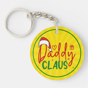 Daddy Claus Christmas Design-60094 Key Ring