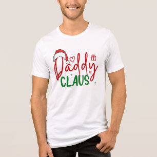 Daddy Claus Christmas Design-60094 Tri-Blend Shirt