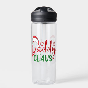 Daddy Claus Christmas Design Water Bottle