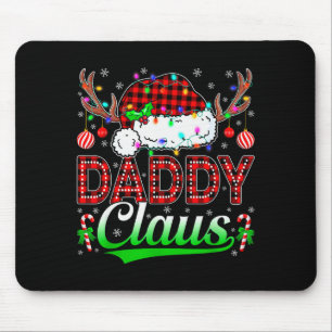 Daddy Claus Christmas Lights Matching Family Xmas  Mouse Mat