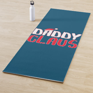 Daddy Claus Matching Santa Christmas Costume Yoga Mat