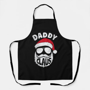Daddy Claus Santa Claus Funny Christmas Matching P Apron