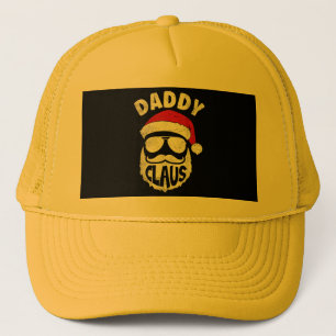 Daddy Claus Santa Claus Funny Christmas Matching P Trucker Hat