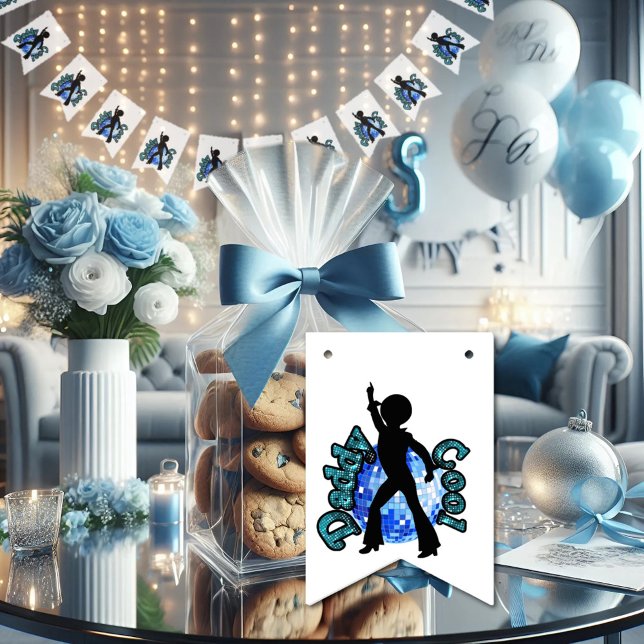 Daddy Cool Disco Dance Father Day Bunting Flags (Creator Uploaded)
