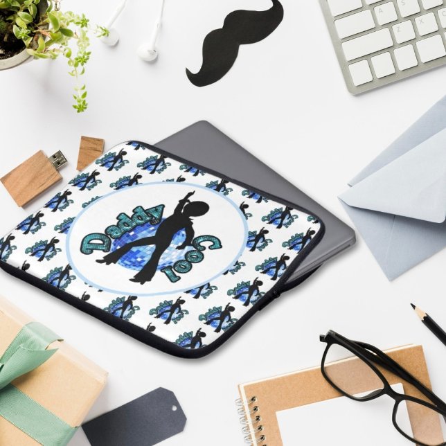 Daddy Cool Disco Dance Father's Day laptop sleeve (Creator Uploaded)