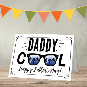 Daddy Cool Trendy Sunglasses Happy Father's Day Card