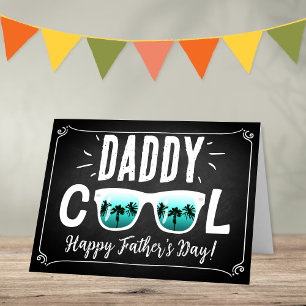 Daddy Cool Trendy Sunglasses Happy Father's Day Card
