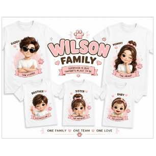 Daddy - Cute Family T-Shirt Design