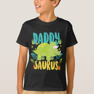 Daddy Dad Saurus Rex Dinosaur Dino for Father T-Shirt