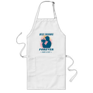 Daddy-Daughter Best Friend Forever - Custom Name 5 Long Apron