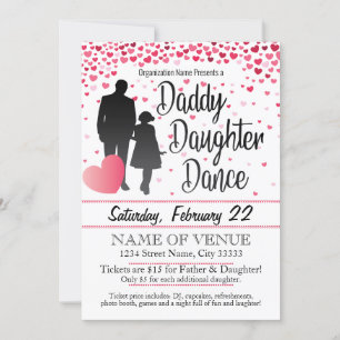 Daddy Daughter Dance Invitation