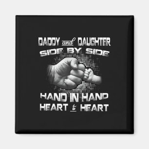 Daddy Daughter Fist Bump Matching Father&# s Day  Magnet