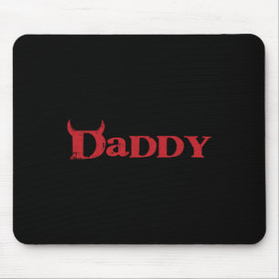 Daddy Devil Horn Lazy Halloween Costume Gothic Pap Mouse Mat