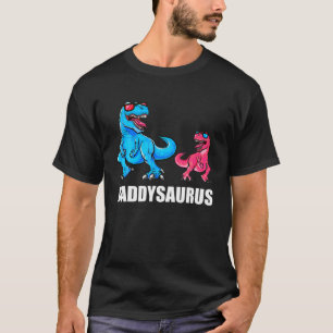 Daddy Dinosaur Daddysaurus Dad Father Daughter Men T-Shirt