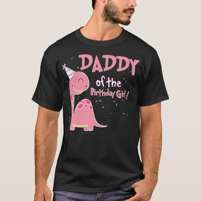 Daddy Dinosaur Family Matching Dinosaur Birthday G T-Shirt (Front)