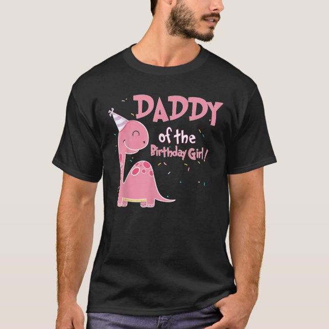Daddy Dinosaur Family Matching Dinosaur Birthday G T-Shirt (Front)