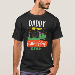 Daddy Dinosaur Funny Cute Birthday Boy Family Matc T-Shirt