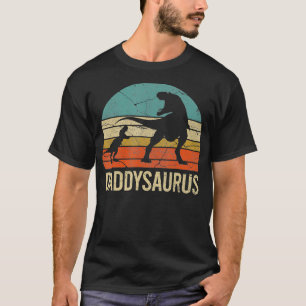 Daddy Dinosaur  Funny Dad Daddysaurus kid 2020 Gif T-Shirt