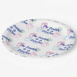 Daddy Doctor Paper Plate
