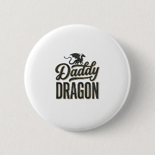 Daddy Dragon Vintage Engraving Shirt Design_1 6 Cm Round Badge
