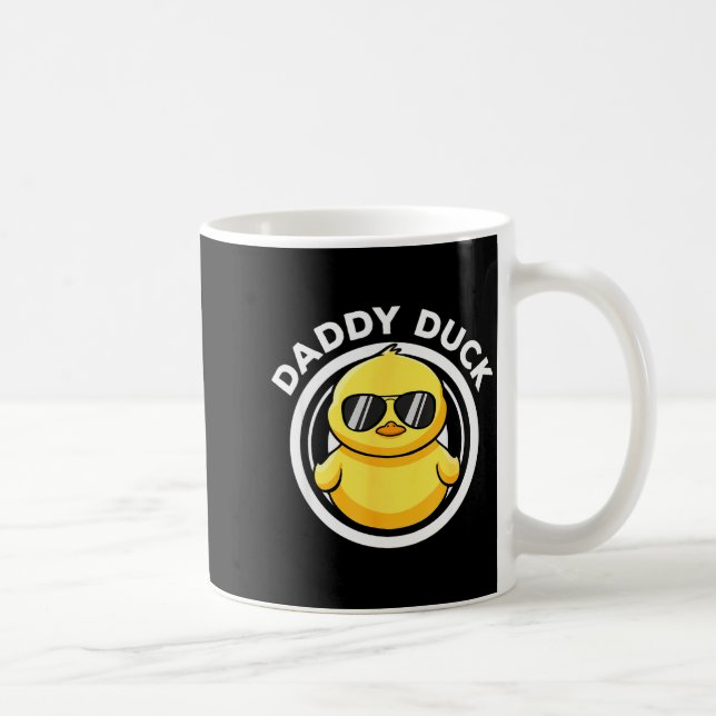 Daddy Duck Dad I Love Ducks Family Lover Funny Rub Coffee Mug (Right)