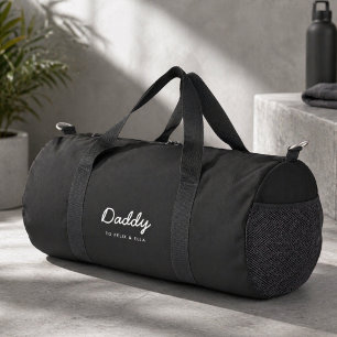 Daddy Duffel Bag Custom Kids Names Dad Duffle